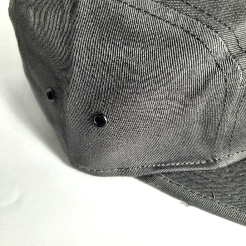 NEW Los Angeles Dodgers LA Logo 5 Panel Camper Strapback Hat DARK GREY - Picture 5 of 5